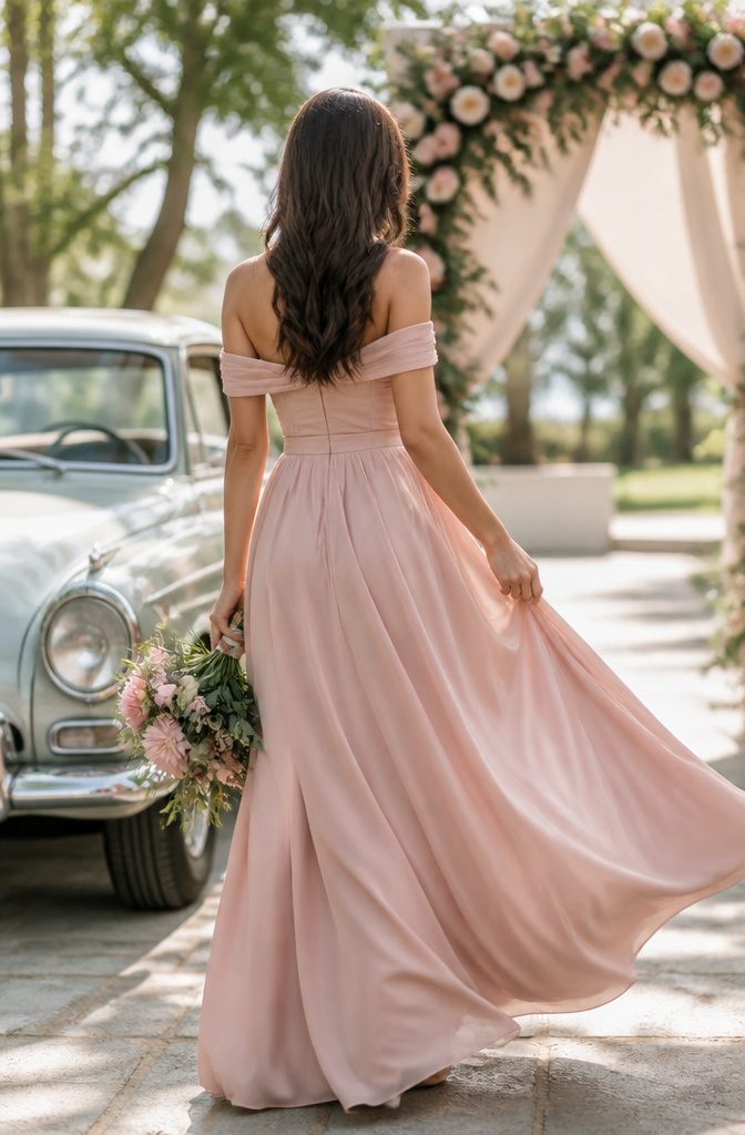 Bridesmaid dresses available through OpenClosit.