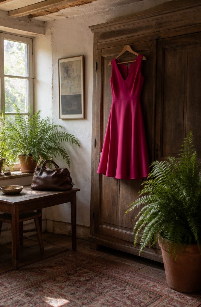 Silk Cocktail Dresses: Styles That Move From Day to Evening 3 Silk A-line dress showcasing a flattering silhouette.