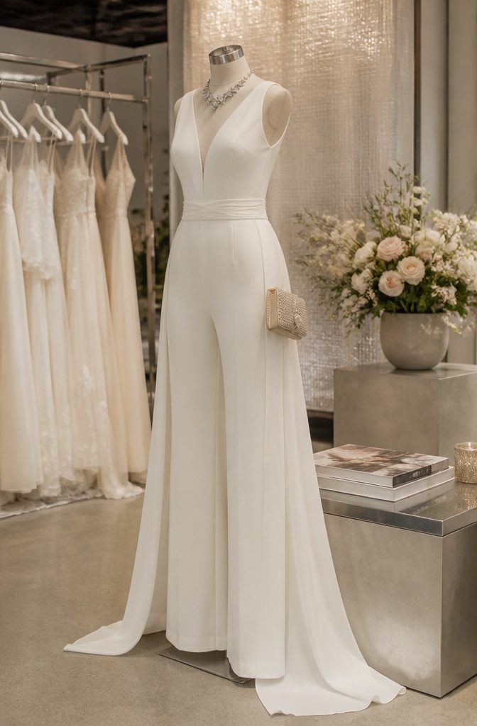 A collection of bridal dresses available at Hurr.